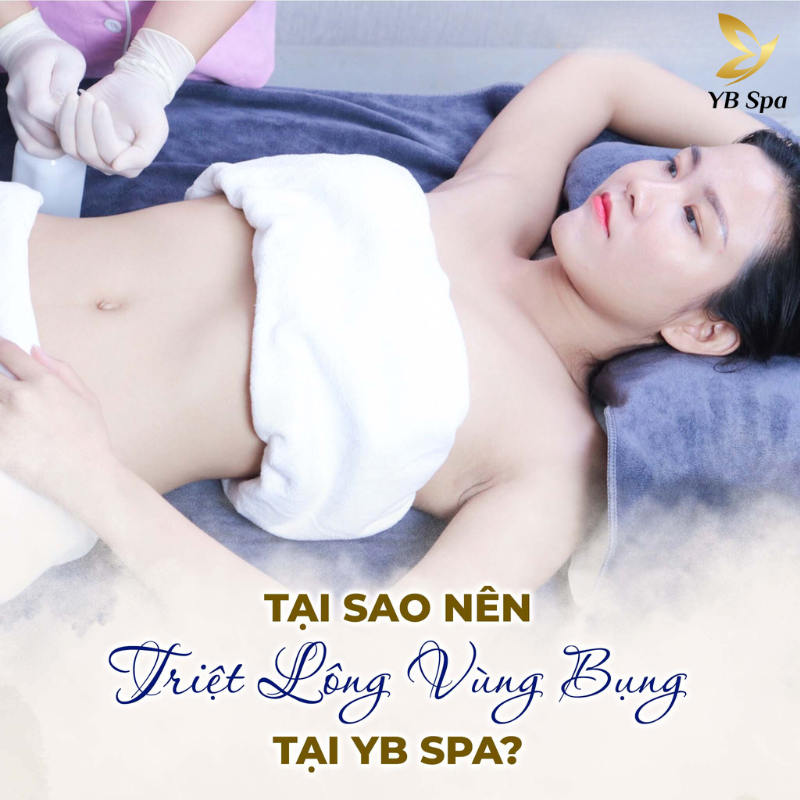 Triệt lông vùng bụng HIỆU QUẢ dành cho NAM và NỮ tại YB Spa 20 Triệt lông vùng bụng HIỆU QUẢ dành cho NAM và NỮ