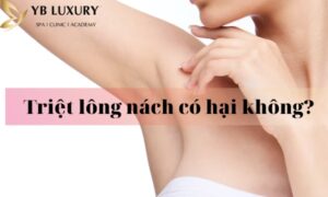 Triệt lông nách có hại không