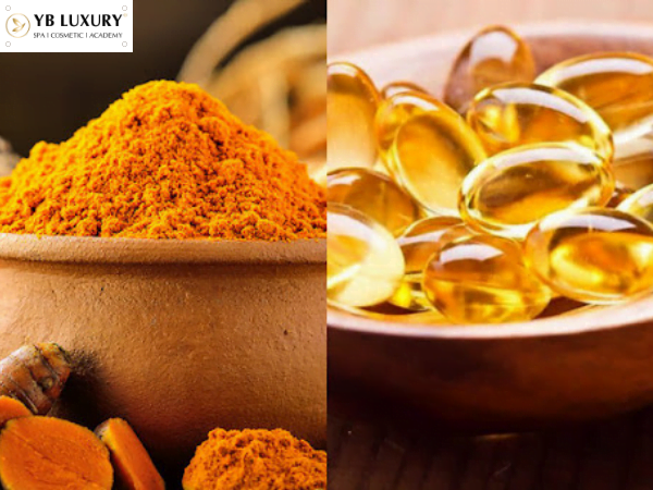 Lưu ngay 5 cách dưỡng da bằng vitamin E an toàn, hiệu quả 27 Vitamin E kết hợp cùng tinh bột nghệ