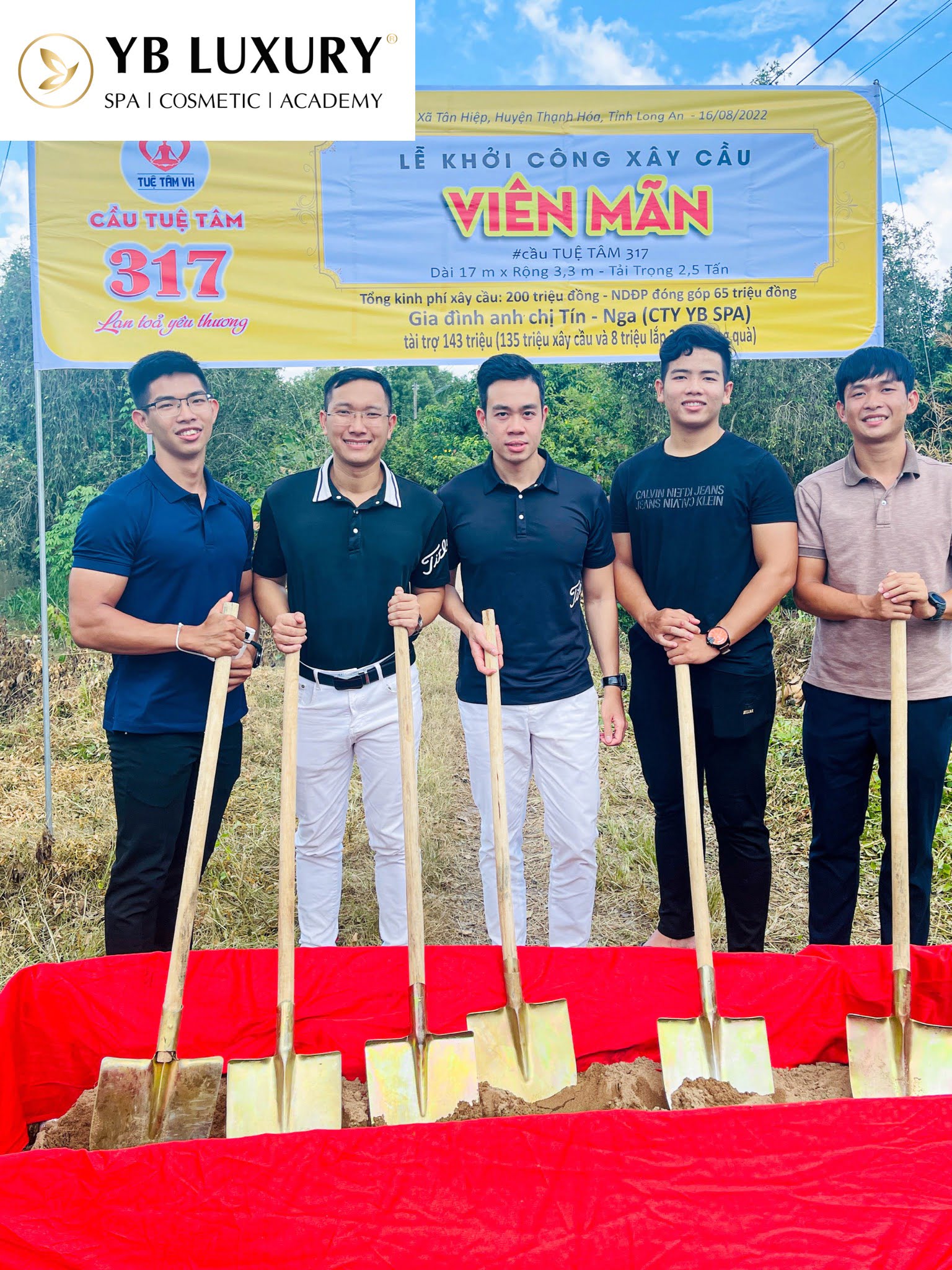 YB Spa xây cầu cho bà con vùng sâu vùng xa 25 YB Spa luôn hoạt động thiện nguyện vì một xã hội tốt đẹp hơn