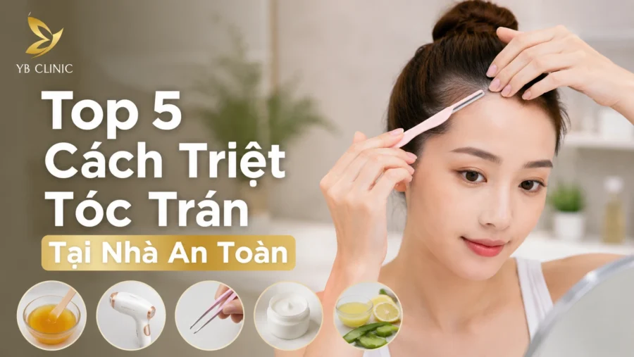 Top 5 Cách Triệt Tóc Trán Tại Nhà An Toàn