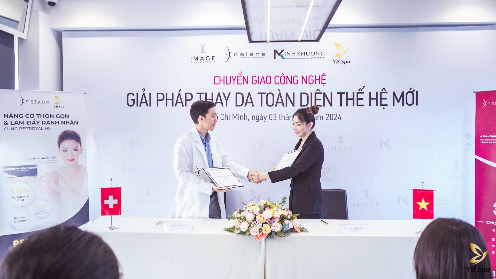 Lễ Ký kết Viện Thẩm Mỹ YB Spa & Minh Khương Group: Chuyển giao công nghệ - Giải pháp thay da toàn diện thế hệ mới 19 LỄ KÝ KẾT VIỆN THẨM MỸ YB SPA & MINH KHƯƠNG GROUP: CHUYỂN GIAO CÔNG NGHỆ – GIẢI PHÁP THAY DA TOÀN DIỆN THẾ HỆ MỚI