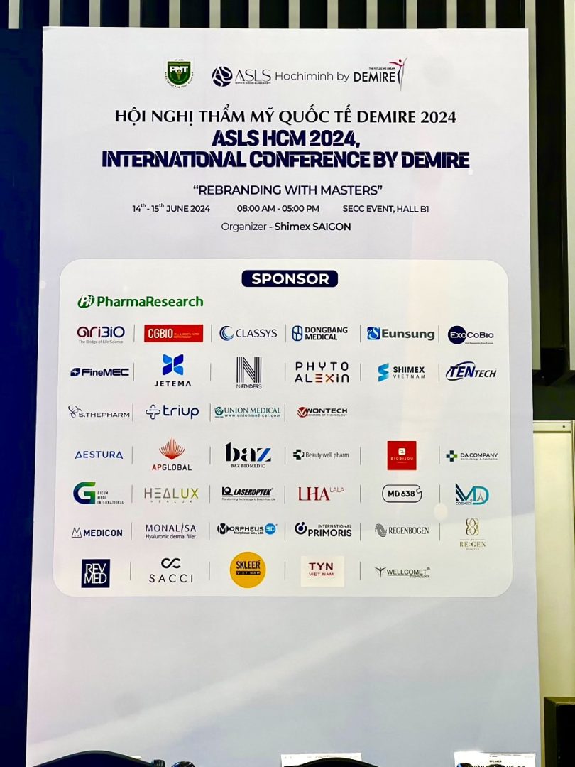 Phó Tổng Giám Đốc Viện Thẩm Mỹ YB Spa tham dự “Hội nghị Khoa học Thẩm mỹ Quốc Tế DEMIRE 2024” – Cập nhật kiến thức với tầm nhìn Quốc tế