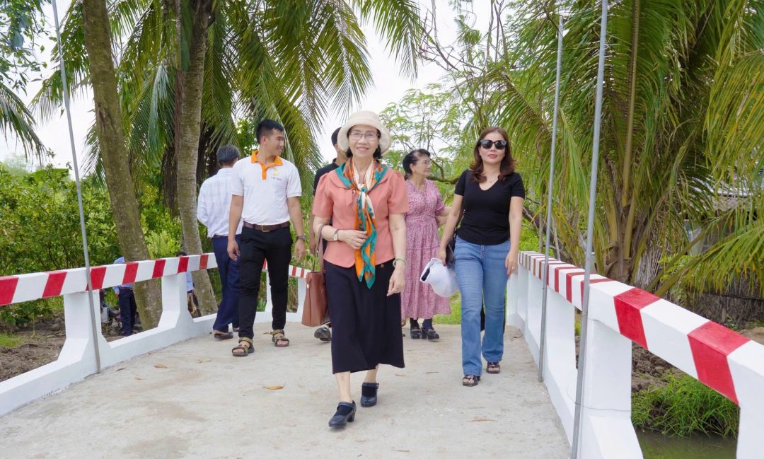 Khánh thành cầu Bờ Mai tại Bến Tre – Kết Nối Yêu Thương, Lan Tỏa Giá Trị Được Tài Trợ Bởi Viện Thẩm Mỹ YB Spa