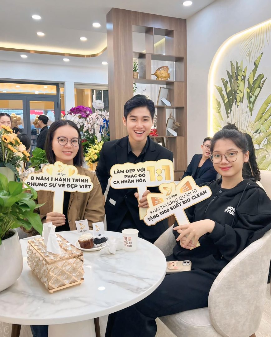 Viện Thẩm Mỹ YB Spa khai trương chi nhánh mới tại Quận 10 – Tặng hàng ngàn ưu đãi hấp dẫn lên đến 5 tỷ đồng!