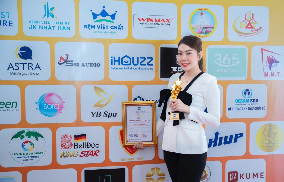 Hệ thống Viện Thẩm Mỹ YB Spa xuất sắc nhận cú đúp giải thưởng danh giá tại Lễ trao giải “Thương hiệu xuất sắc – Châu Á Thái Bình Dương 2024”