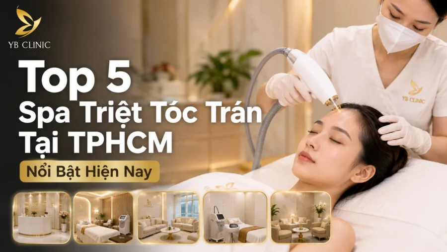 Top 5 Spa Triệt Tóc Trán Tại TPHCM Nổi Bật Hiện Nay