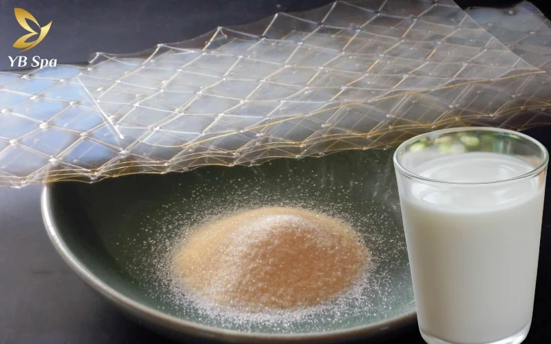 Chỉ với gelatin và sữa tươi, bạn có thể tự tạo hỗn hợp "peel-off" tại nhà để sở hữu làn da mặt mịn màng, sáng khỏe