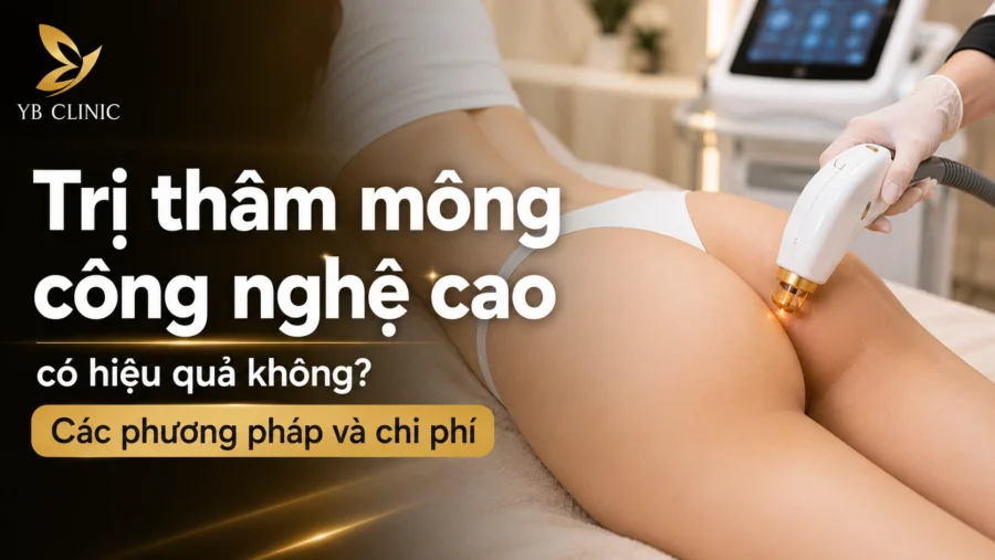 Trị thâm mông công nghệ cao có hiệu quả không? Các phương pháp và chi phí