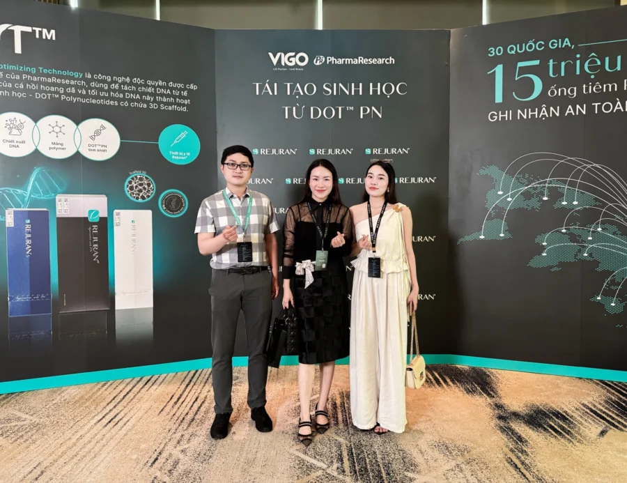 Đại diện Viện Thẩm Mỹ YB Spa tham dự hội thảo khoa học: "Tối ưu liệu pháp Polynucleotides trong thẩm mỹ da” do Rejuran® tổ chức 14 Đại diện Viện Thẩm Mỹ YB Spa tham dự hội thảo khoa học: “Tối ưu liệu pháp Polynucleotides trong thẩm mỹ da” do Rejuran® tổ chức