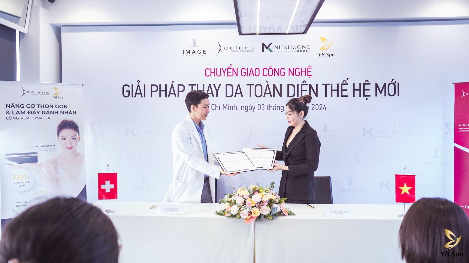 Lễ Ký kết Viện Thẩm Mỹ YB Spa & Minh Khương Group: Chuyển giao công nghệ - Giải pháp thay da toàn diện thế hệ mới 18 LỄ KÝ KẾT VIỆN THẨM MỸ YB SPA & MINH KHƯƠNG GROUP: CHUYỂN GIAO CÔNG NGHỆ – GIẢI PHÁP THAY DA TOÀN DIỆN THẾ HỆ MỚI