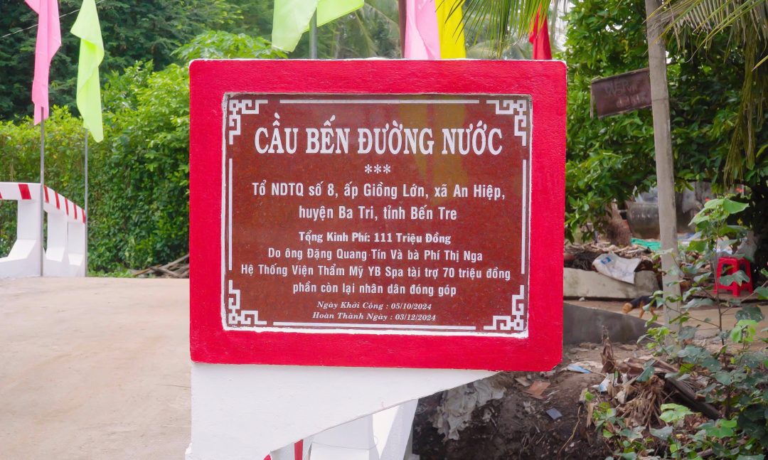 Lễ Khánh Thành Cầu Bến Đường Nước - Bến Tre Do Hệ Thống Viện Thẩm Mỹ YB Spa Tài Trợ 28 Lễ Khánh Thành Cầu Bến Đường Nước – Bến Tre Do Hệ Thống Viện Thẩm Mỹ YB Spa Tài Trợ