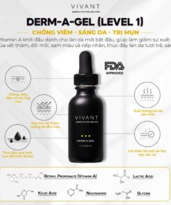 Serum giảm nếp nhăn, đều màu da Vivant Skincare Derm-A-Gel 5 Derm a Gel