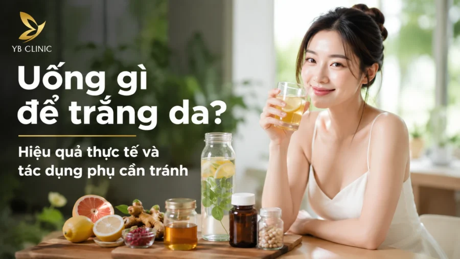 Uống gì để trắng da? Hiệu quả thực tế và tác dụng phụ cần tránh