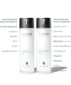 ANTEAGE CẶP TRẮNG/BỘ SẢN PHẨM THÚC ĐẨY QUÁ TRÌNH PHỤC HỒI DA ANTEAGE MD SERUM AND ACCELERATOR 2x30ml