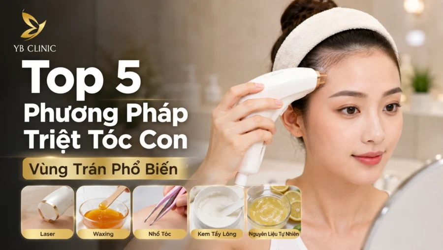 Top 5 Phương Pháp Triệt Tóc Con Vùng Trán Phổ Biến