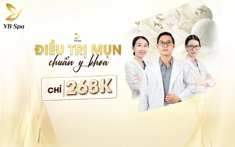Bảng giá dịch vụ da liễu 2026 chi tiết, minh bạch tại YB Spa 14 Sở hữu làn da mịn màng chưa bao giờ dễ dàng đến thế với mức giá chỉ từ 268.000 VNĐ.