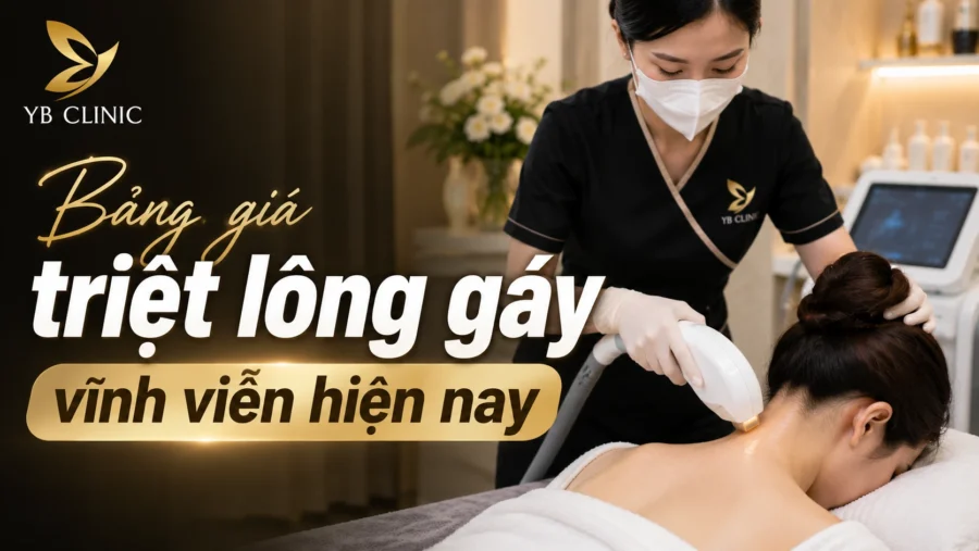 Bảng giá triệt lông gáy vĩnh viễn hiện nay