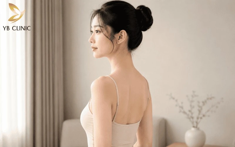 Bí Quyết Để Mặc Váy Hở Lưng Đẹp Hơn Với Vùng Cổ Gáy Gọn Gàng 12 Duy trì tư thế thẳng lưng giúp vùng cổ gáy thanh thoát, cải thiện thần thái và tôn dáng hiệu quả.