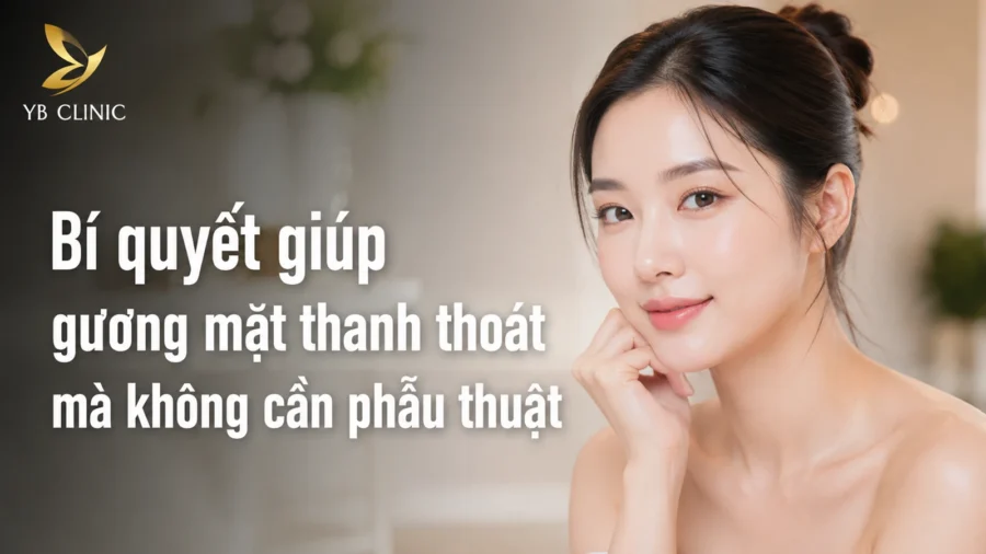 Bí quyết giúp gương mặt thanh thoát mà không cần phẫu thuật