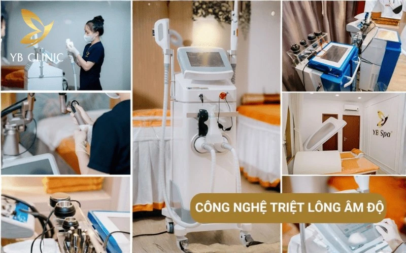 Bí Quyết Sở Hữu Gương Mặt Phúc Hậu Tròn Đầy Nhờ Triệt Đường Chân Tóc 12 Công nghệ Nano Diamond Light tại YB Clinic giúp triệt đường chân tóc, thái dương chính xác, tác động vào nang lông và bảo vệ vùng da xung quanh.