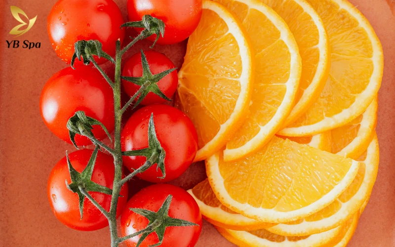 Nước ép cà chua và chanh