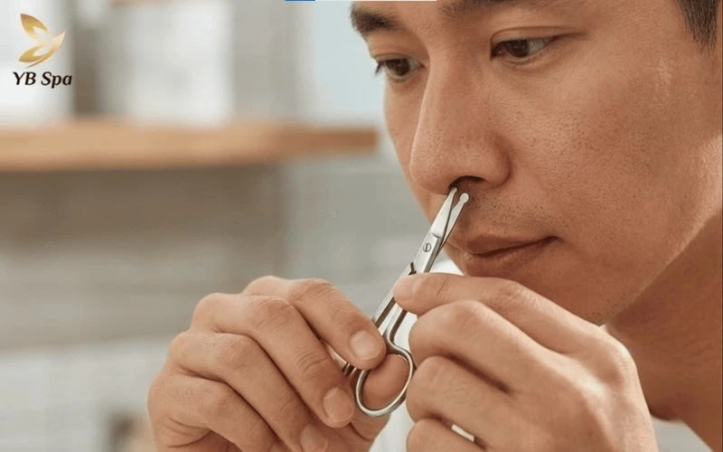 Kéo tỉa lông mũi đầu bo tròn là dụng cụ an toàn giúp bảo vệ niêm mạc khỏi trầy xước.