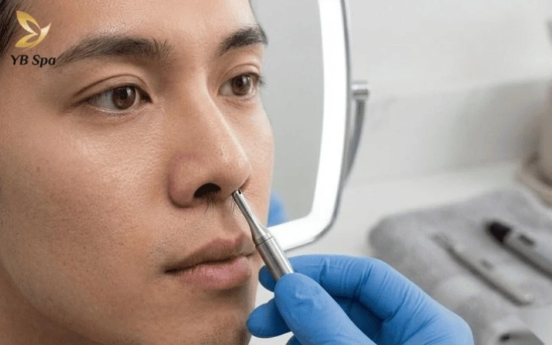 Chỉ cắt phần lông thò ra ngoài để bảo vệ chức năng lọc bụi và vi khuẩn của hệ hô hấp.