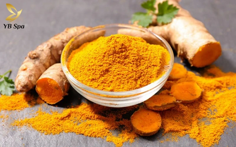 Cách chữa mụn nhọt sưng to an toàn, hiệu quả 31 Bột Nghệ Tươi (Curcumin)
