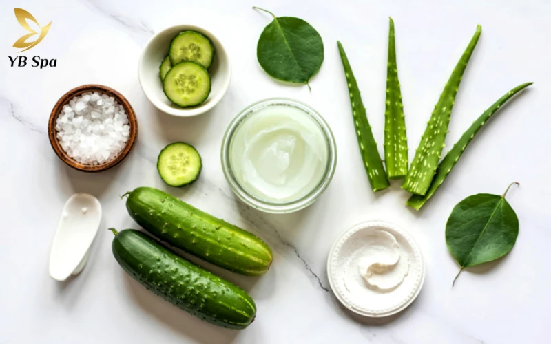 Cách làm trắng da trong 1 đêm cấp tốc, an toàn 26 Mặt nạ dưa leo và nha đam