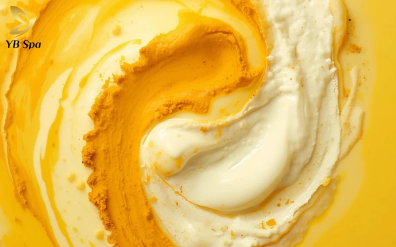 Cách trị mụn bọc nhanh nhất trong 1 đêm an toàn và khoa học 31 Sử dụng nghệ và sữa chua - Giảm viêm và ngừa thâm