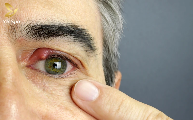 Tuyệt đối không tự ý nặn hoặc chích mụn lẹo