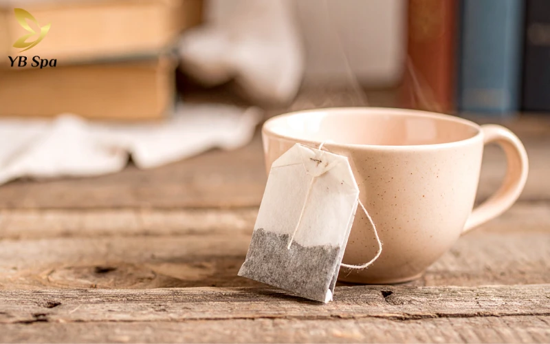 Trị mụn lẹo bằng túi trà xanh