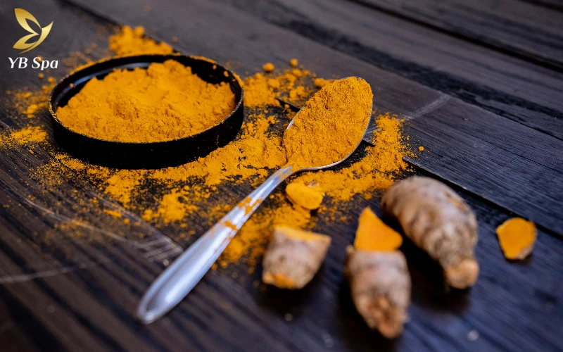 Cách trị mụn sưng đỏ ở mũi nhanh, an toàn, không để lại thâm sẹo 27 bột nghệ