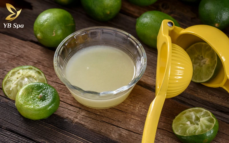 Trị nám gò má bằng nước cốt chanh