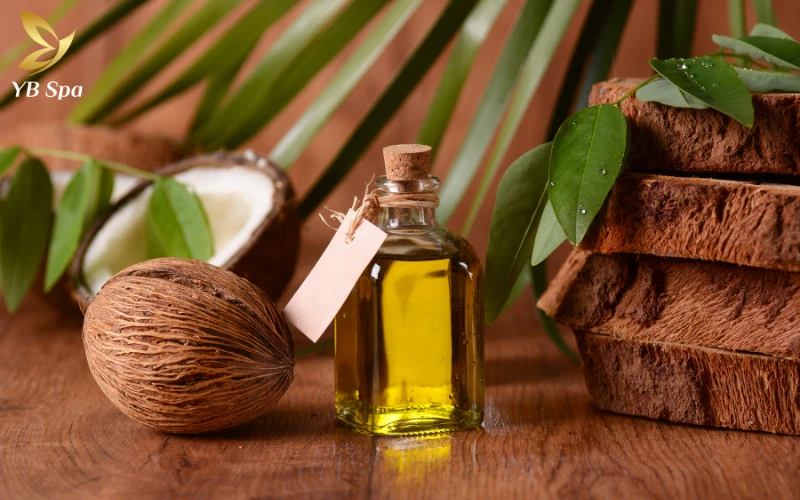 Dưỡng sáng da, giảm nám bằng dầu dừa