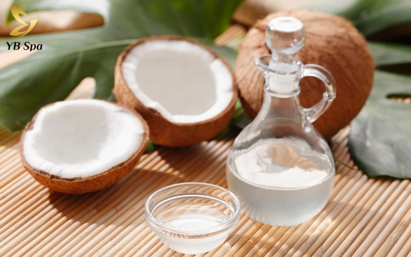 Massage với dầu dừa