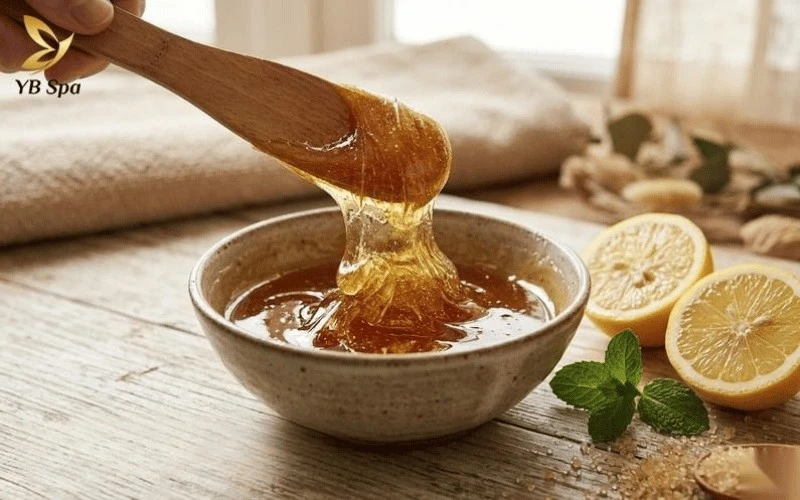 10 Cách Triệt Lông Chân Tại Nhà Cho Nữ Hiệu Quả 10 Phương pháp triệt lông chân tại nhà cho nữ Sugar Wax từ chanh và đường giúp loại bỏ tận gốc sợi lông và tế bào chết.