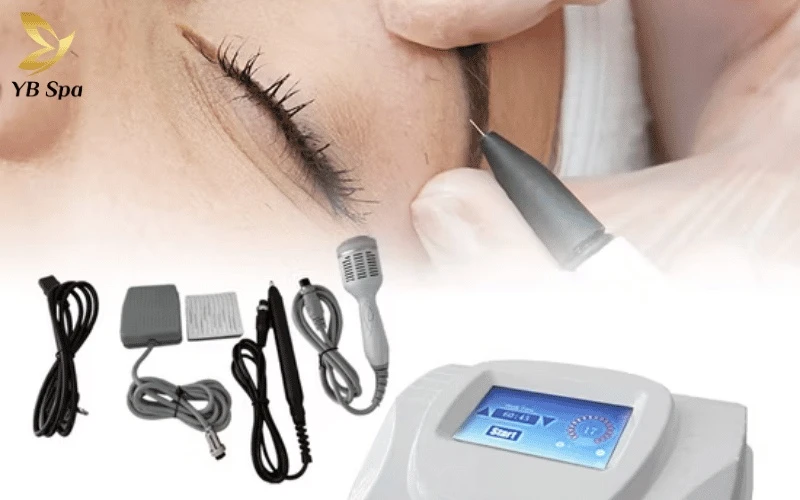 Đây là giải pháp hoàn hảo để xử lý dứt điểm những sợi lông cứng đầu vùng cằm mà công nghệ Laser hay IPL đôi khi bỏ sót