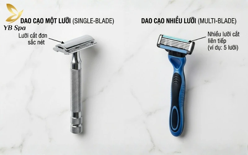 Cách cạo lông nách an toàn không thâm, không ngứa 9 Cách cạo lông nách Việc hiểu rõ đặc điểm của dao cạo đơn và đa lưỡi giúp bạn chủ động kiểm soát độ an toàn và hiệu quả thẩm mỹ cho làn da dưới cánh tay