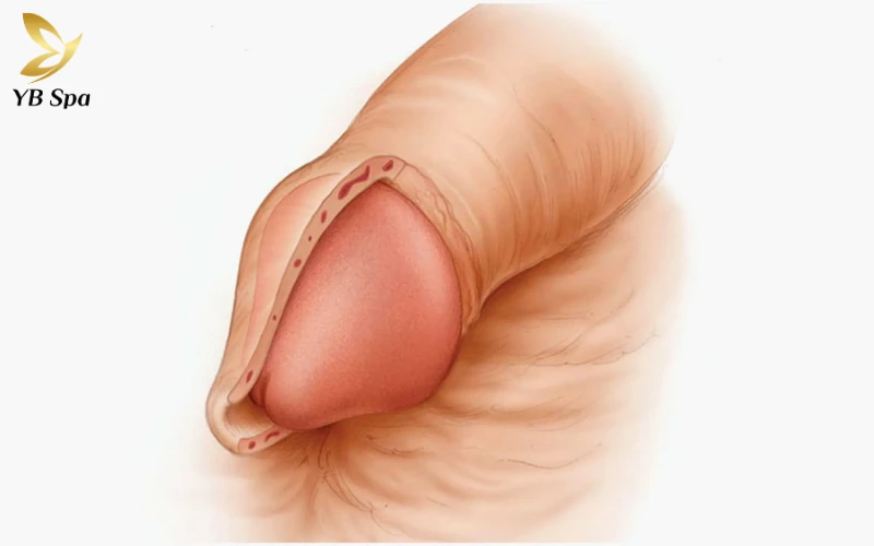 Cắt bao quy đầu có để lại sẹo không