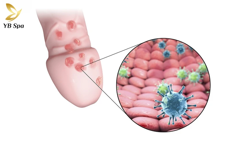 Cậu nhỏ nổi mụn trắng không ngứa là gì? Nguyên nhân và cách xử lý hiệu quả 26 Mụn rộp sinh dục (Herpes sinh dục)