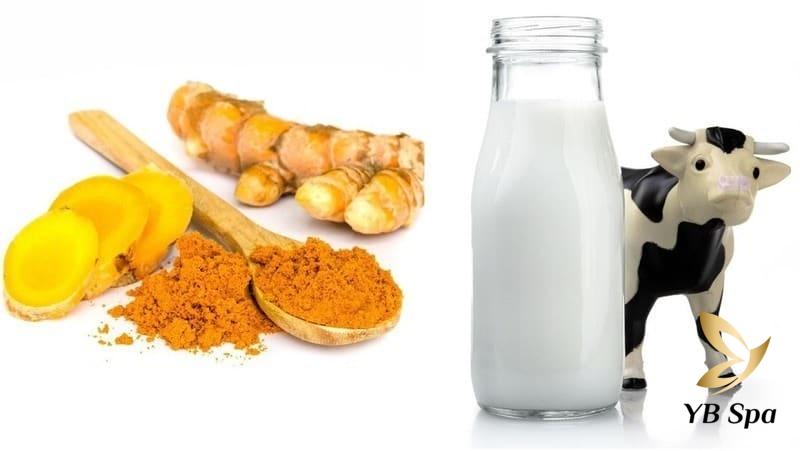 Gợi ý 11 công thức tắm trắng bằng sữa tươi không đường 35 Sữa tươi không đường và nghệ