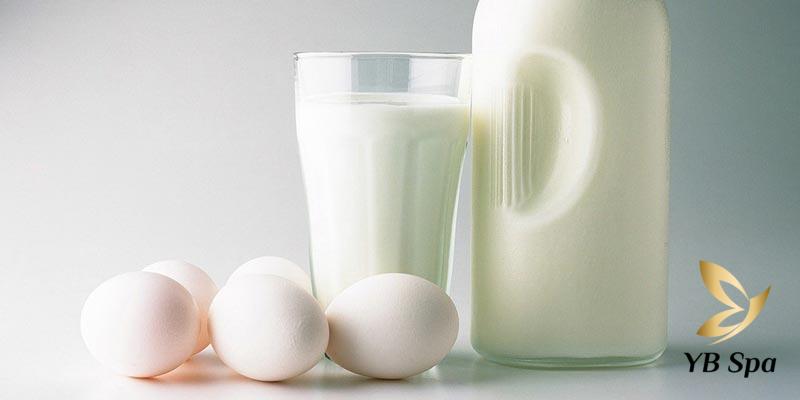 Gợi ý 11 công thức tắm trắng bằng sữa tươi không đường 30 Sữa tươi không đường và trứng gà