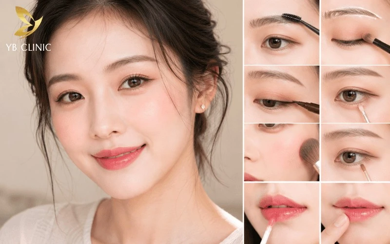Trang điểm đúng cách giúp tăng độ tương phản gương mặt, tạo chiều sâu và hiệu ứng thon gọn, trẻ trung hơn.