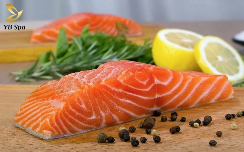 cá hồi Tăng Cường Omega-3 – Giúp Da Đàn Hồi, Giảm Viêm