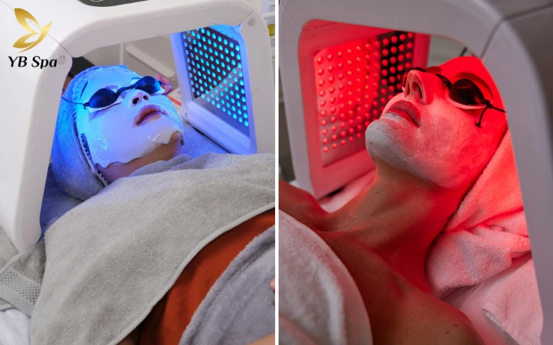 Da mặt bị ngứa sần sùi phải làm sao? 28 Liệu pháp ánh sáng LED điều trị sần sùi