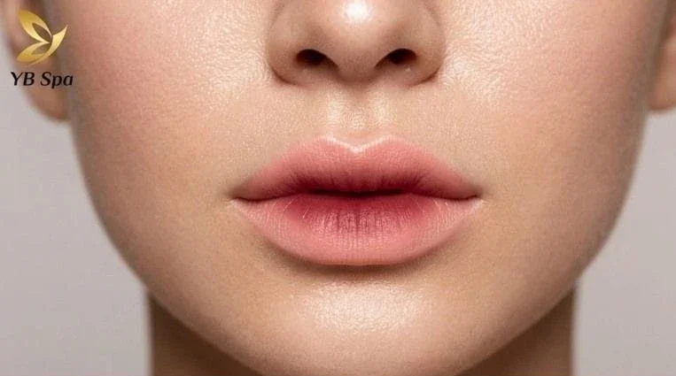 Kỹ thuật son ombre tạo hiệu ứng chuyển màu, giúp đôi môi trái tim thêm đầy đặn và có chiều sâu.