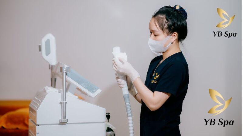 Top 10 Địa Chỉ Triệt Lông Body Uy Tín TPHCM 25 Công nghệ triệt lông SHR ICE2 (Nguồn: YB Spa)