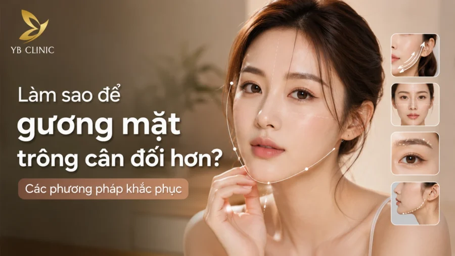 Làm sao để gương mặt trông cân đối hơn? Các phương pháp khắc phục